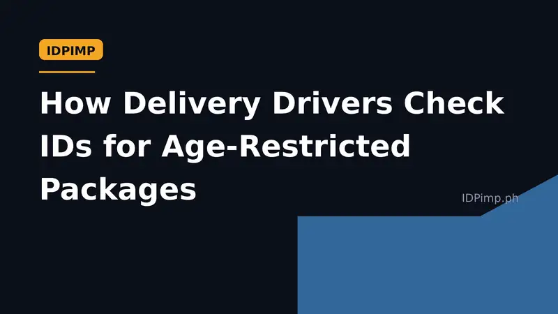 How Delivery Drivers Check IDs for Age-Restricted Packages