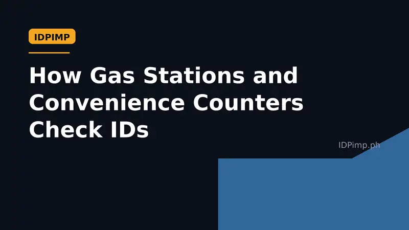 How Gas Stations and Convenience Counters Check IDs