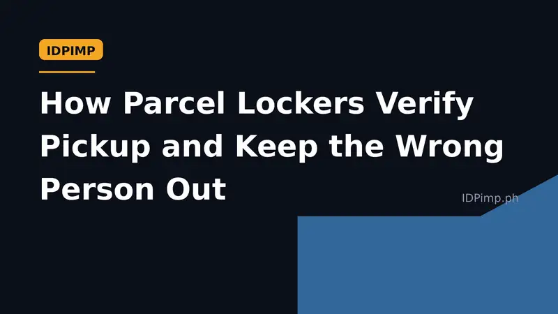 How Parcel Lockers Verify Pickup and Keep the Wrong Person Out
