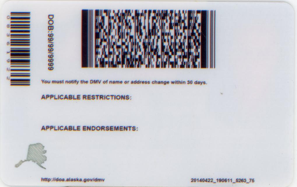 fake id for Alaska back