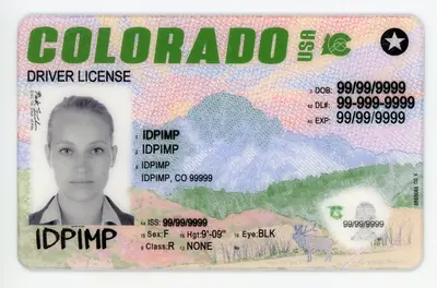 Front Scannable  Fake ID with holograms and UV features - IDPimp