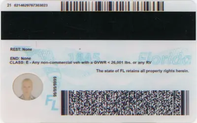 Back Scannable  Fake ID with holograms and UV features - IDPimp