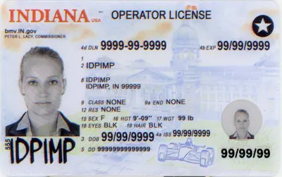 Indiana Fake ID