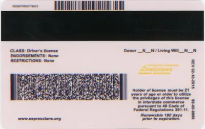 Back Scannable  Fake ID with holograms and UV features - IDPimp