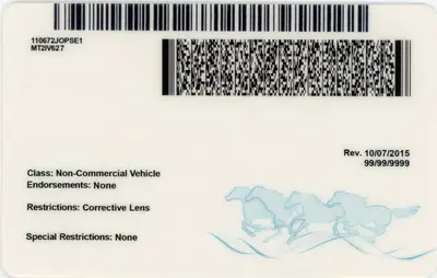 Back Scannable  Fake ID with holograms and UV features - IDPimp