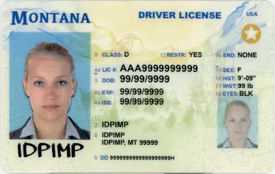 Montana Fake ID