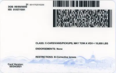 Back Scannable  Fake ID with holograms and UV features - IDPimp