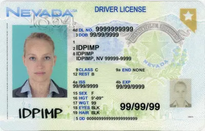Front Scannable  Fake ID with holograms and UV features - IDPimp