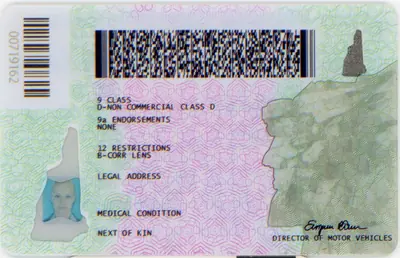 Back Scannable  Fake ID with holograms and UV features - IDPimp