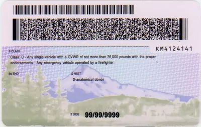 Back Scannable  Fake ID with holograms and UV features - IDPimp