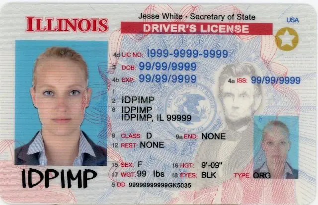 Illinois fake id