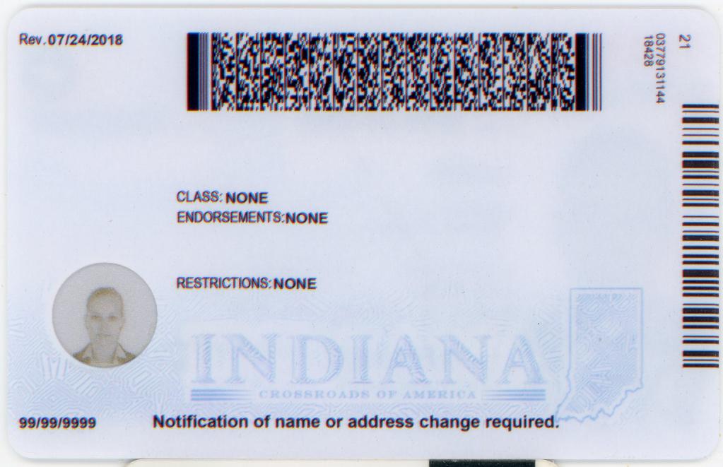 fake id for Indiana back