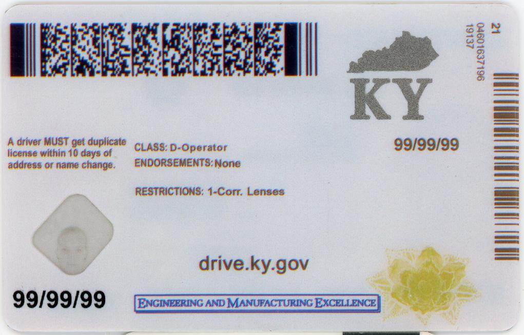 fake id for Kentucky back thumb