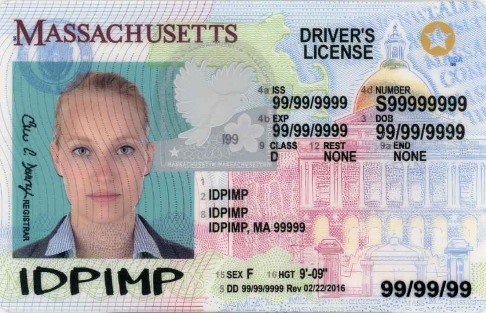 Massachusetts fake id