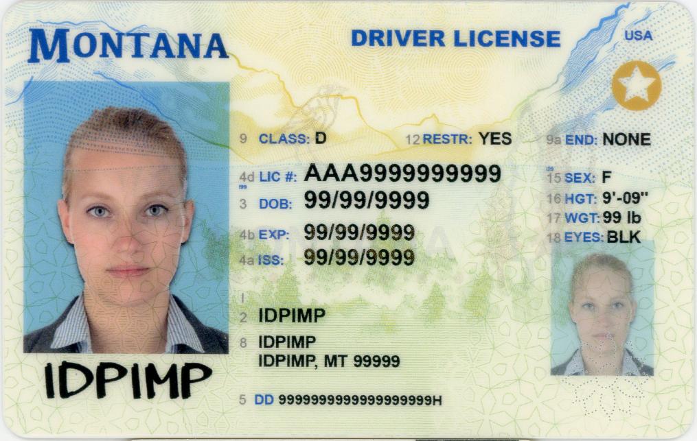Montana fake id