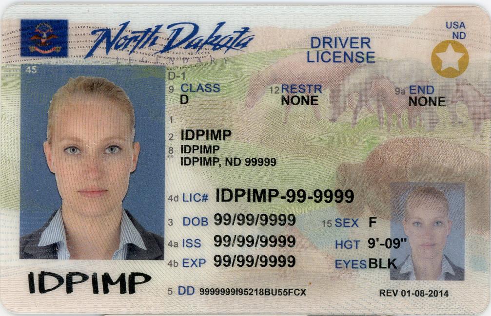 fake id for North Dakota thumb