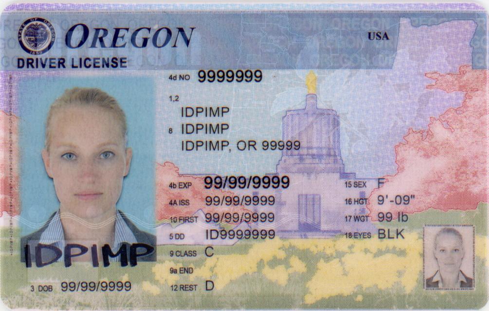 Oregon fake id