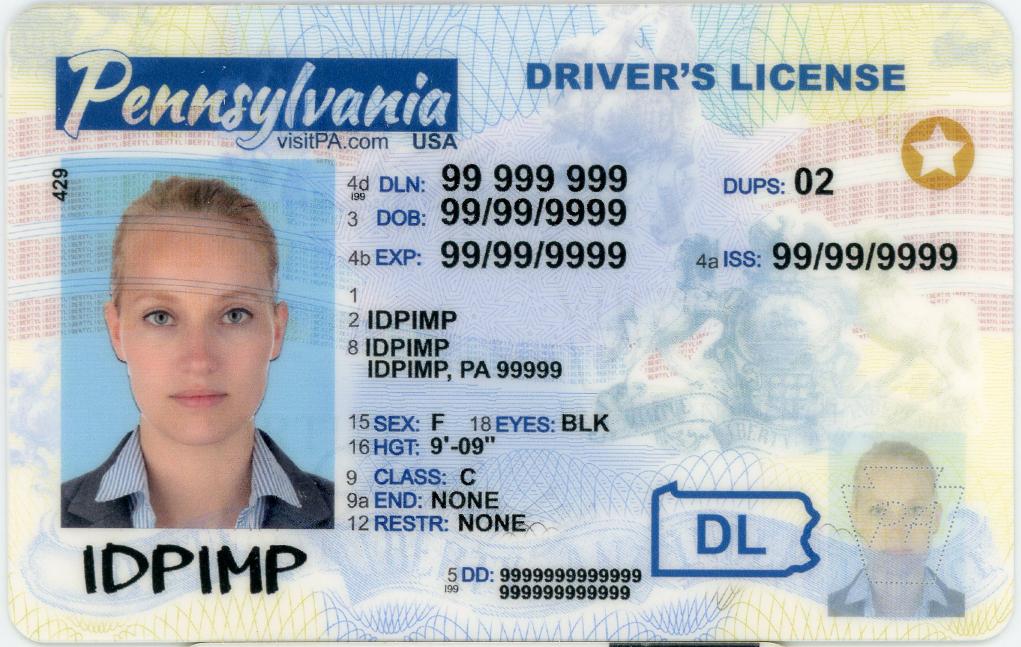 Pennsylvania fake id