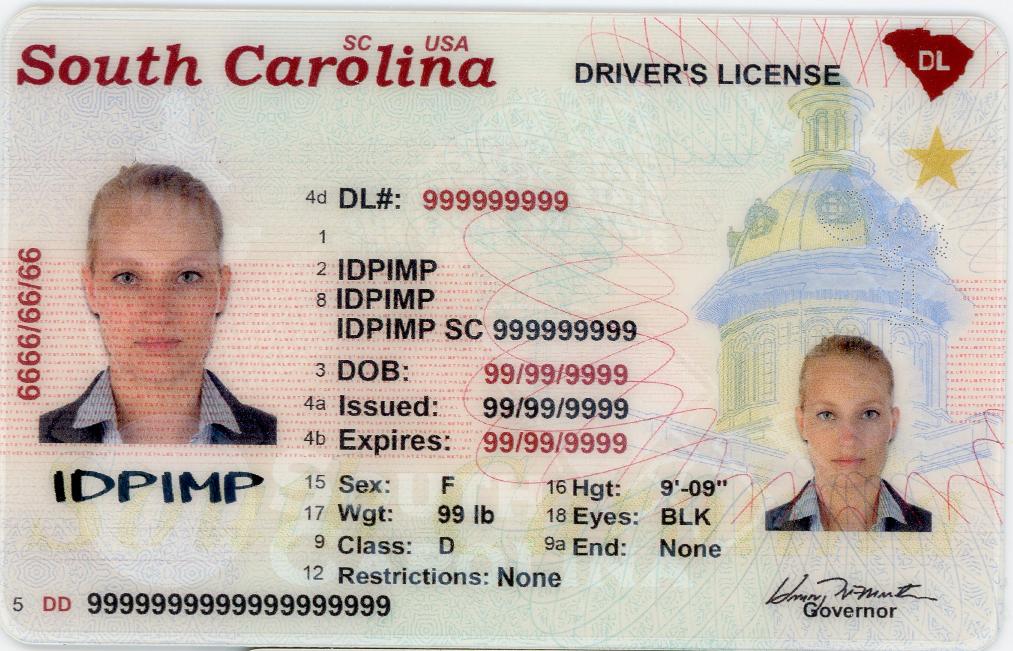 South Carolina fake id