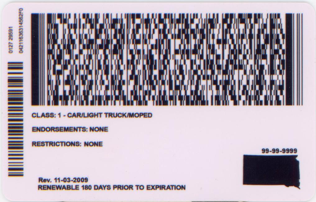 fake id for South Dakota back thumb