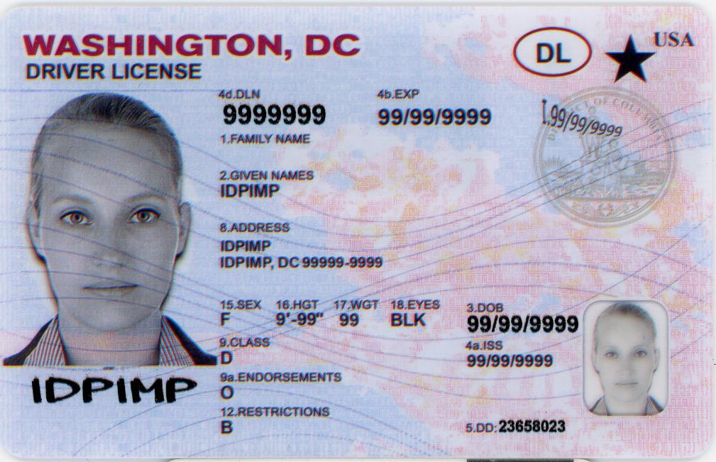 fake id for Washington DC