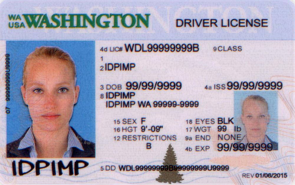 Washington fake id