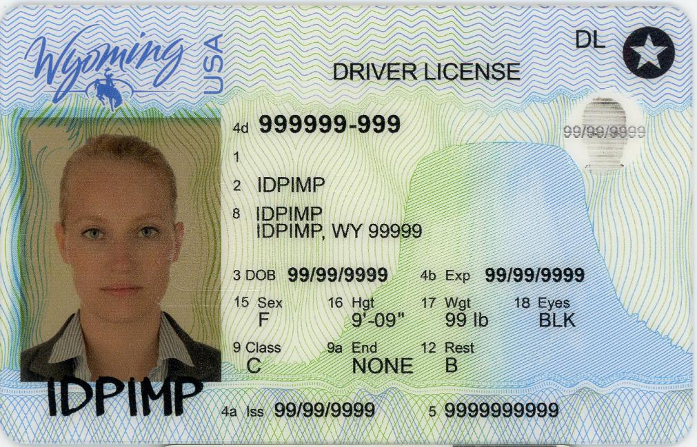 Wyoming fake id